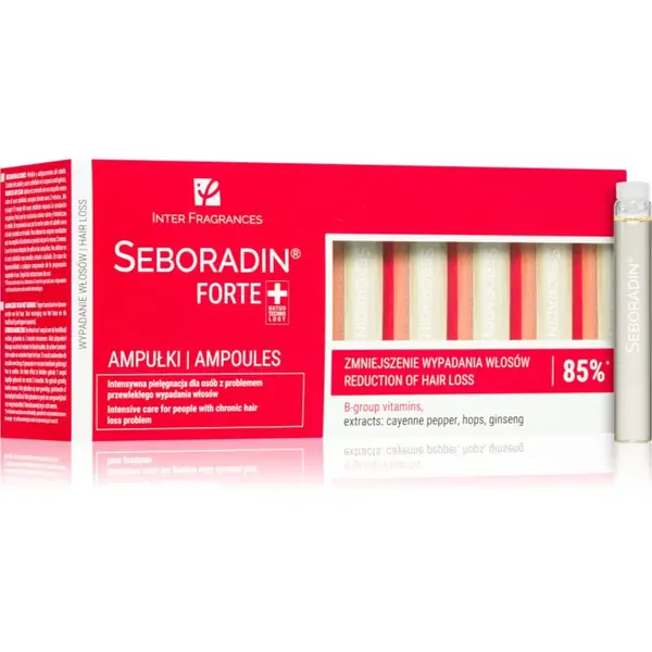Seboradin Forte Plus ampuly proti vypadávaniu vlasov 14x5.5 ml