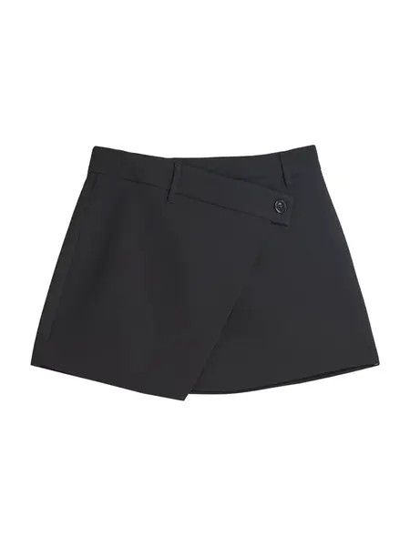 Bershka Sukňa  čierna