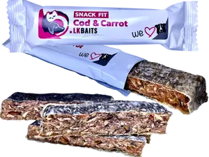 LK Baits Pet SNACK FIT, Treska-Mrkev, 10g