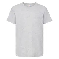 Grey T-shirt for Children Original Fruit of the Loom
