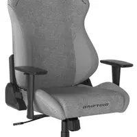 Herní židle DXRacer DRIFTING šedá, koženka-látka