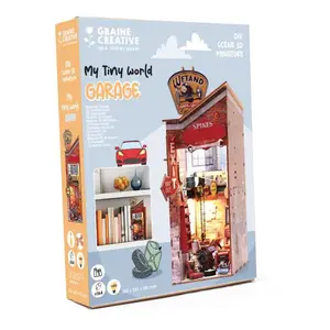 GRAINE CREATIVE Dřevěný 3D model Garáž