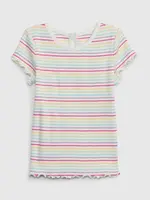 GAP Dětské pruhované tričko - Holky
