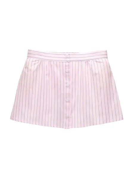 Pull&Bear Sukňa  modrá / ružová