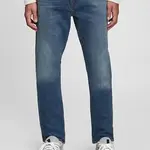 GAP Džíny slim straight faded medium - Pánské