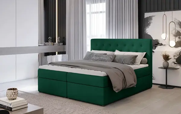 Boxspring Loree Rozměr: 160 x 200 cm, látka: Monolith 37