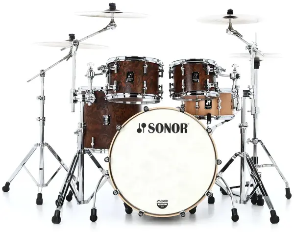Sonor Momentum Birch 22" 4pc Shell Set California Burl