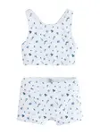 Next Bikiny  modrá / biela