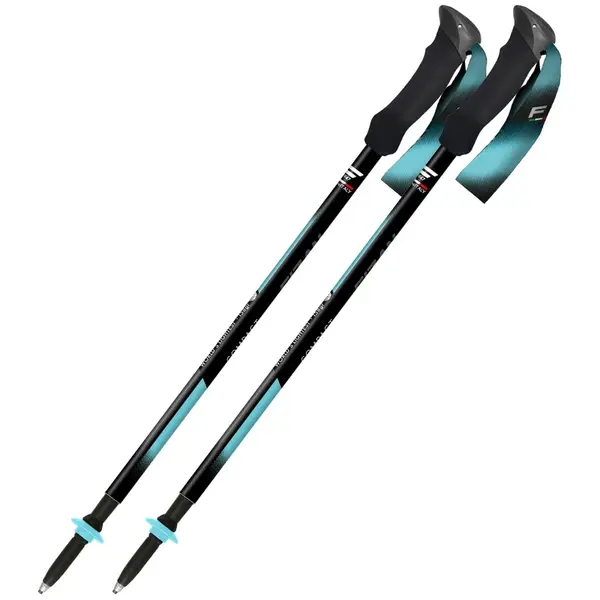 Fizan Compact Tech light blue Trekové hole