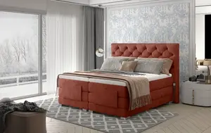 Boxspring Clover Rozměr: 180 x 200 cm, látka: Dora 63
