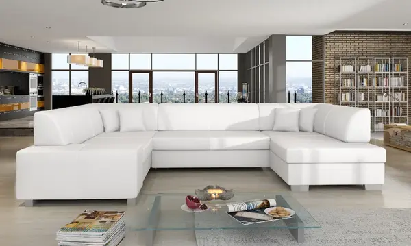 Sedací souprava Havana Provedení: Levá U, látka: Soft 17 white