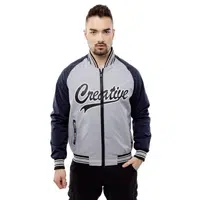 Pánská baseball bunda GLANO - šedá