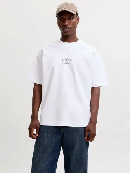 JACK & JONES Dres 'JJEBARRON STUDIO'  čierna / biela