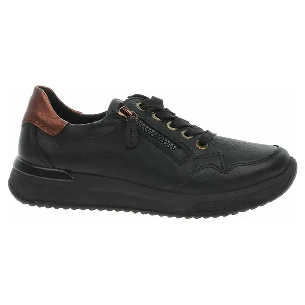 Dámské polobotky Ara 12-52604-01 schwarz-mocca 39