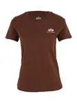 ALPHA INDUSTRIES Tričko  hnedá / rosé