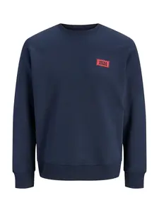 JACK & JONES Mikina 'JJRUSH'  námornícka modrá
