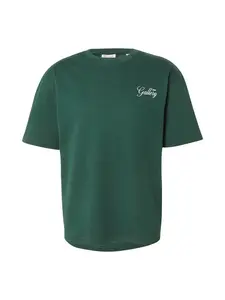 Only & Sons Tričko 'ONSPARKS'  tmavozelená / biela
