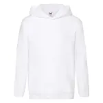 Biała bluza dziecięca Hooded Sweat Fruit of the Loom