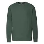 Green Men's Sweatshirt Lightweight Set-in-Sweat Sweat Fruit of the Loom