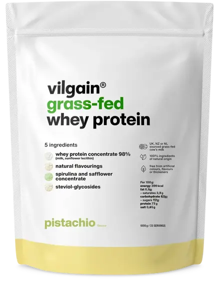 Vilgain Grass-Fed Whey Protein pistácie
