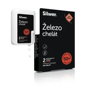 Silwer Železo chelát, minitablety v dvojbalení