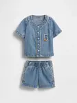 GAP Baby džínový set Baseball Americana - Kluci
