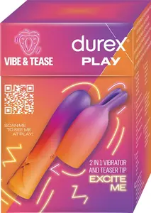 DUREX Play Vibrátor 2v1 so stimulačnou špičkou