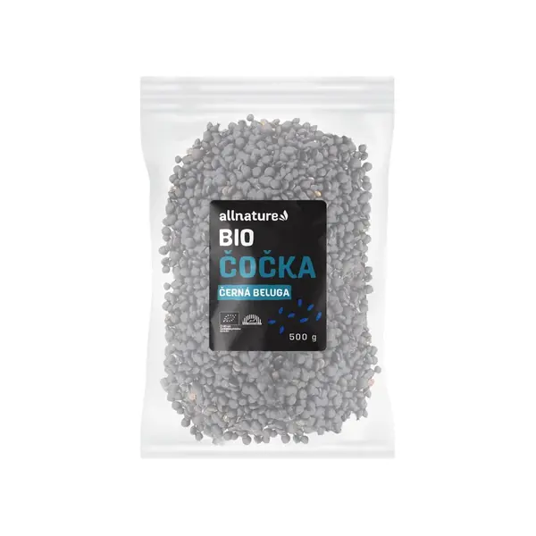 Allnature Šošovka Čierna Beluga 500g