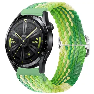 BStrap Elastic Nylon remienok na Samsung Gear S3, lime