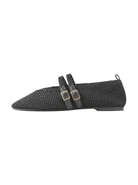 Next Baleríny s ramienkom 'Forever Comfort'  čierna