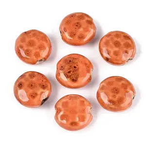 Vintage Handmade Porcelain Beads