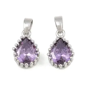 Brass Pave Cubic Zirconia Charms