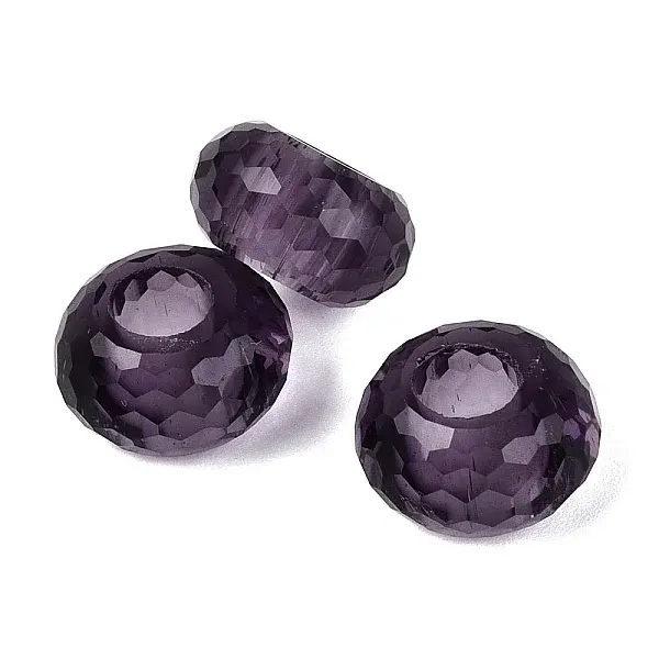 Transparent Glass European Beads