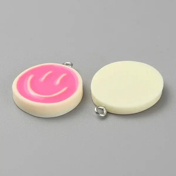 Opaque Resin Enamel Pendants