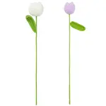2Pcs 2 Colors Cotton Knitting Artificial Flower