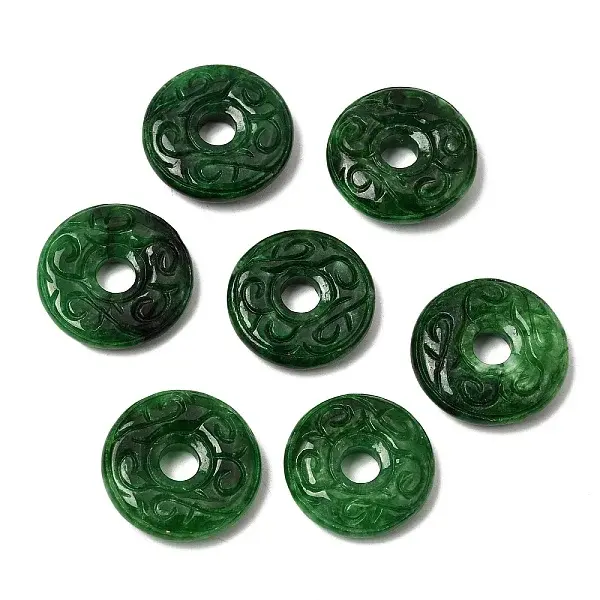 Natural Myanmar Jade Dyed Pendants