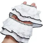 5 Yards Polyester Pleated Lace Ribbon