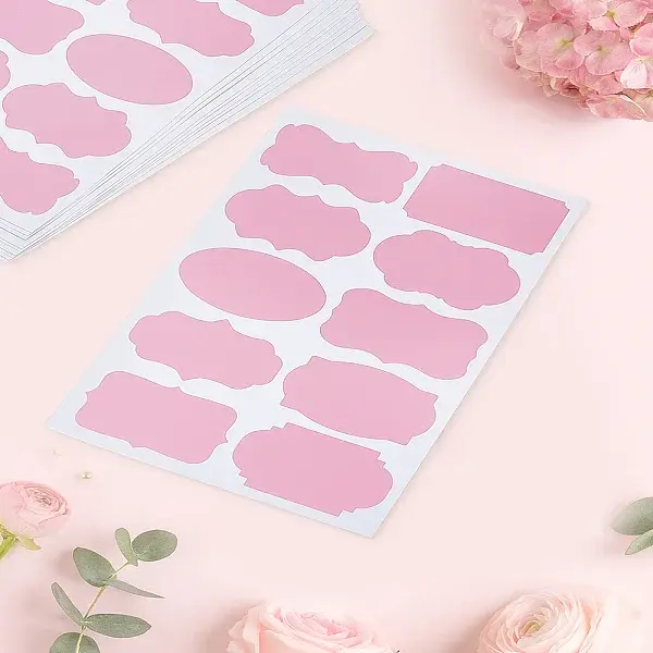 10 Sheets Paper Adhesive Stickers