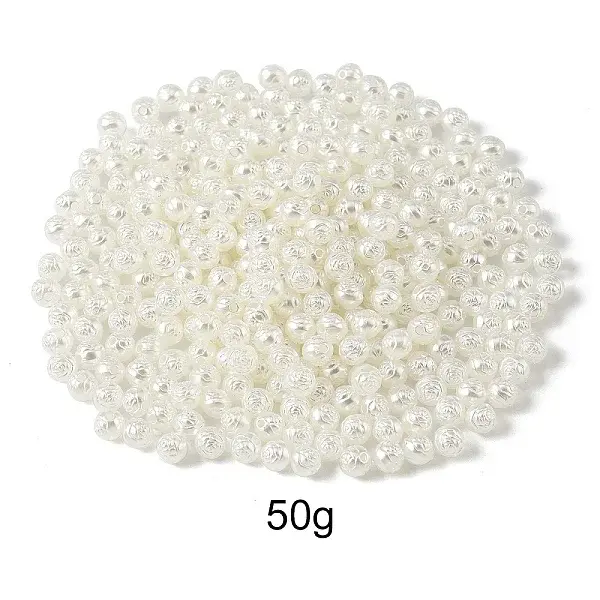 Pearlized Opaque Acrylic Beads