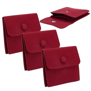 Microfiber Jewelry Flap Pouches