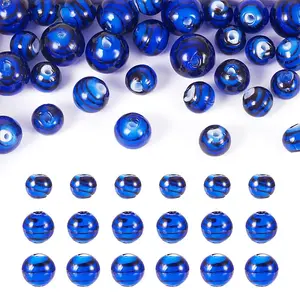 32Pcs Handmade Lampwork Beads
