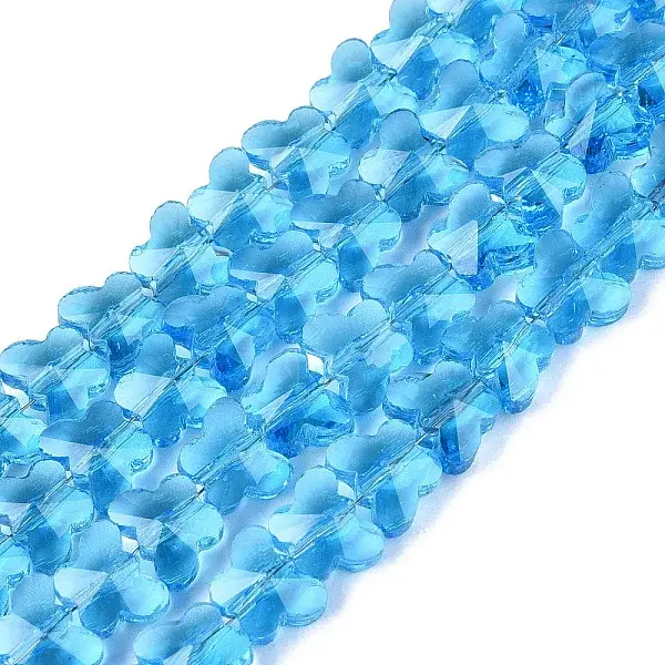 Transparent Glass Beads Strands