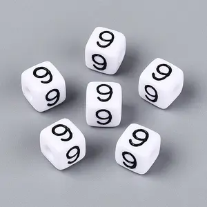 Opaque Acrylic European Large Hole Beads