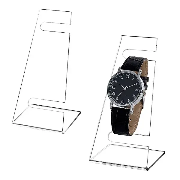 L Shaped Acrylic Watch Display Stands