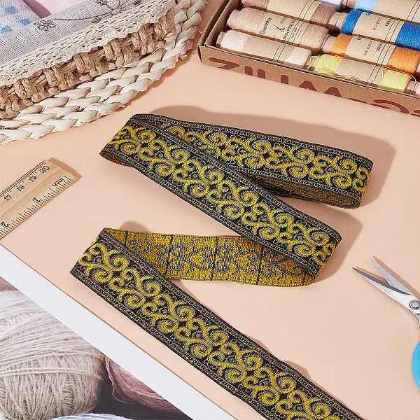 3.5M Ethnic Style Polyester Ribbon