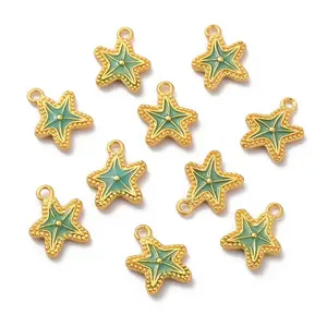 Alloy Enamel Pendants