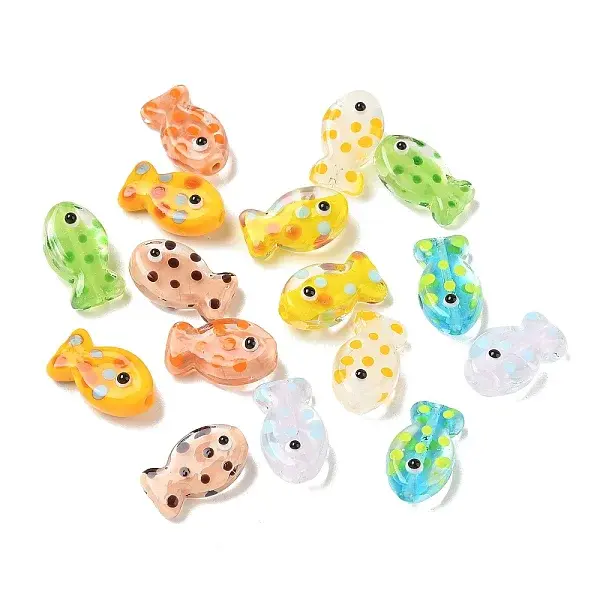 Transparent Handmade Lampwork Beads