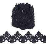 3 Yards Polyester Embroider Flower Lace Trim