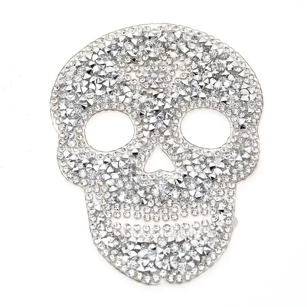 Skull Rhinestone Patches