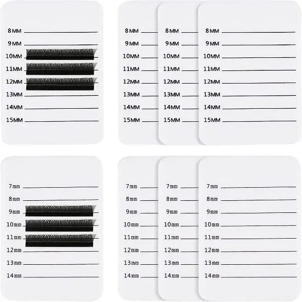8Pcs 2 Style Acrylic False Eyelashes Display Board